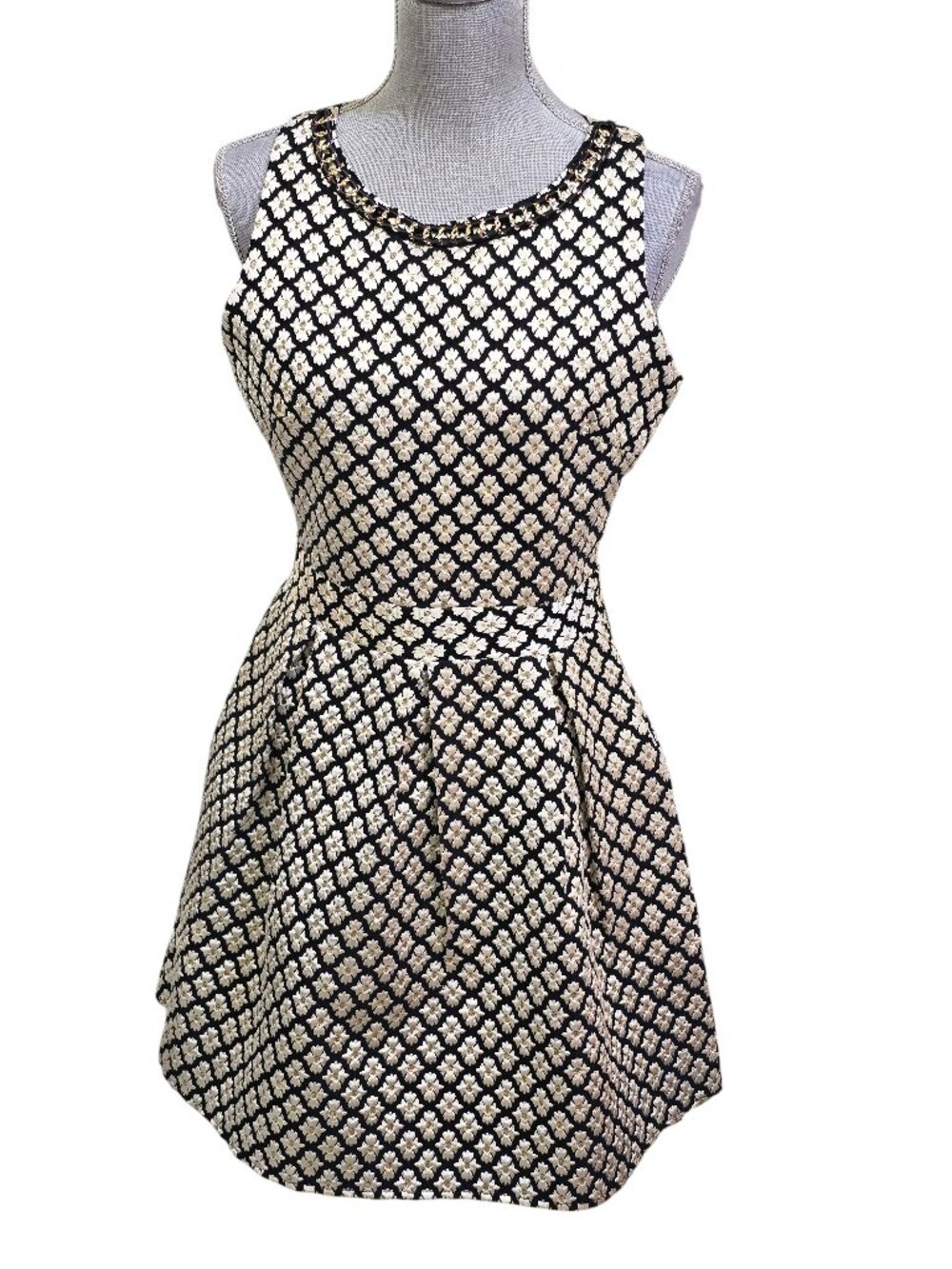 Matilda USA Vintage 70's Puff Skirt Mini Dress Size M